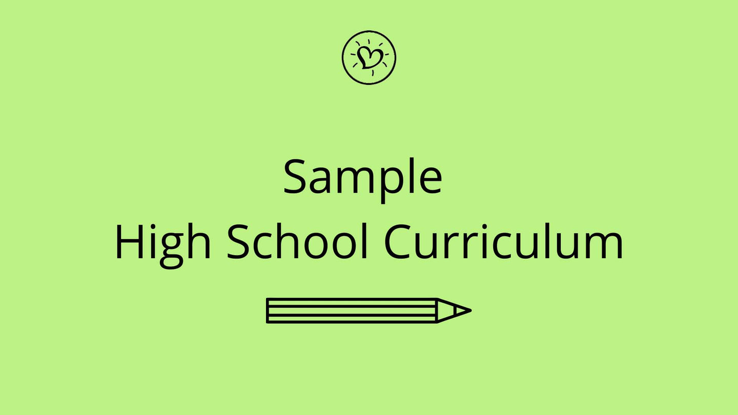 Sample High School Curriculum